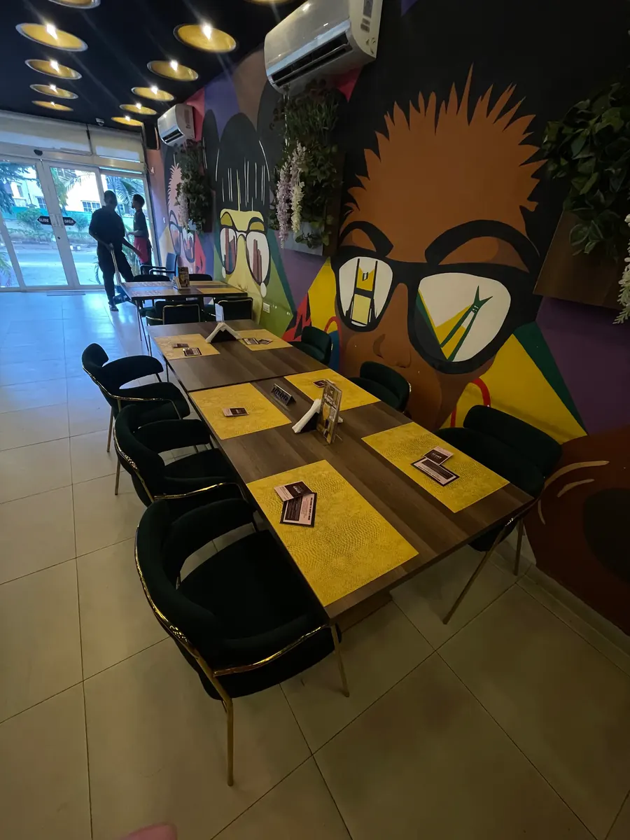 Tables set and waiting before guests arrive